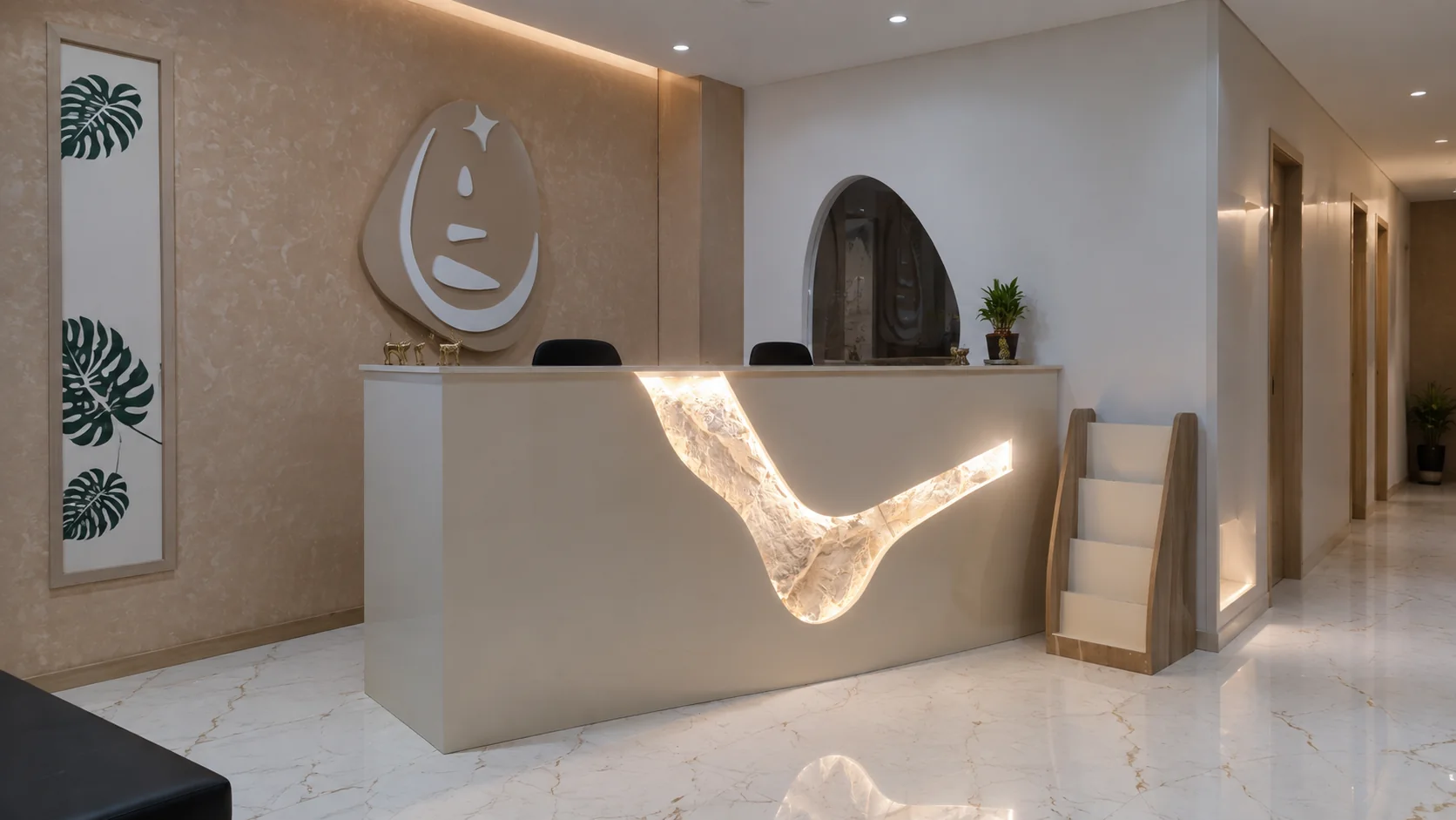 Full Celestial Spa reception in Puppalaguda