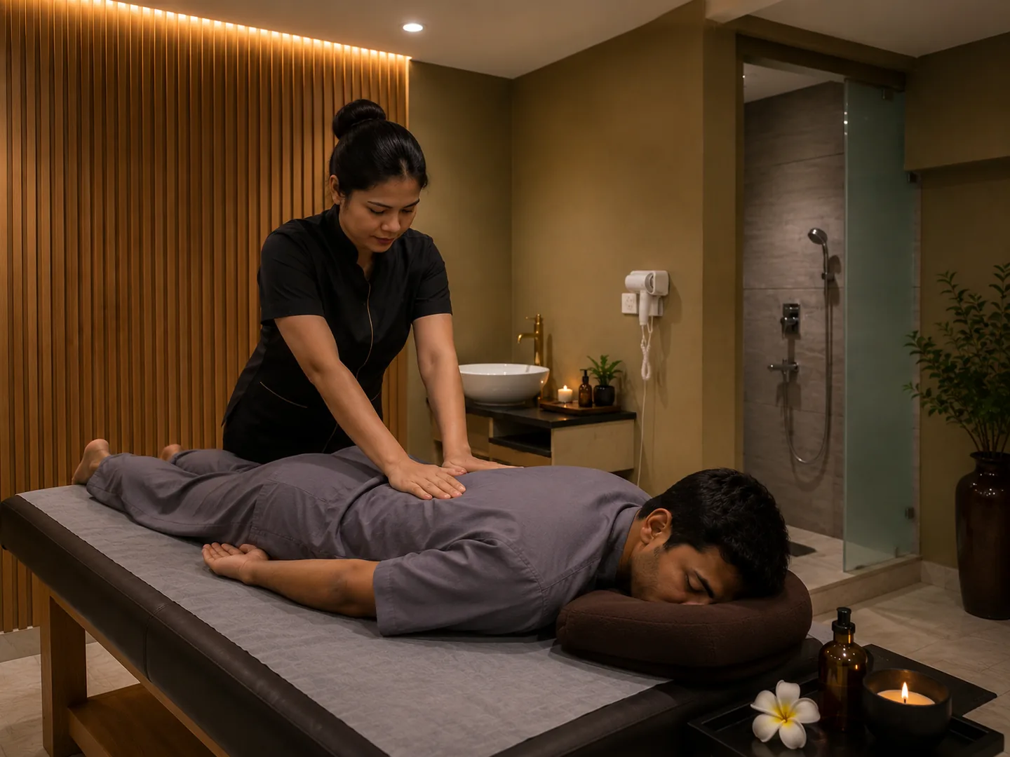 Swedish Massage at Celestial Spa in Manikonda